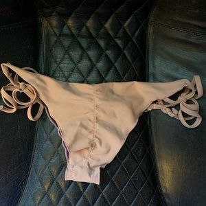 Nude side tie bikini bottom San Lorenzo